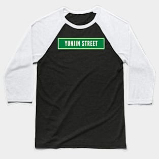 Yunjin Le Sserafim Street Sign Baseball T-Shirt